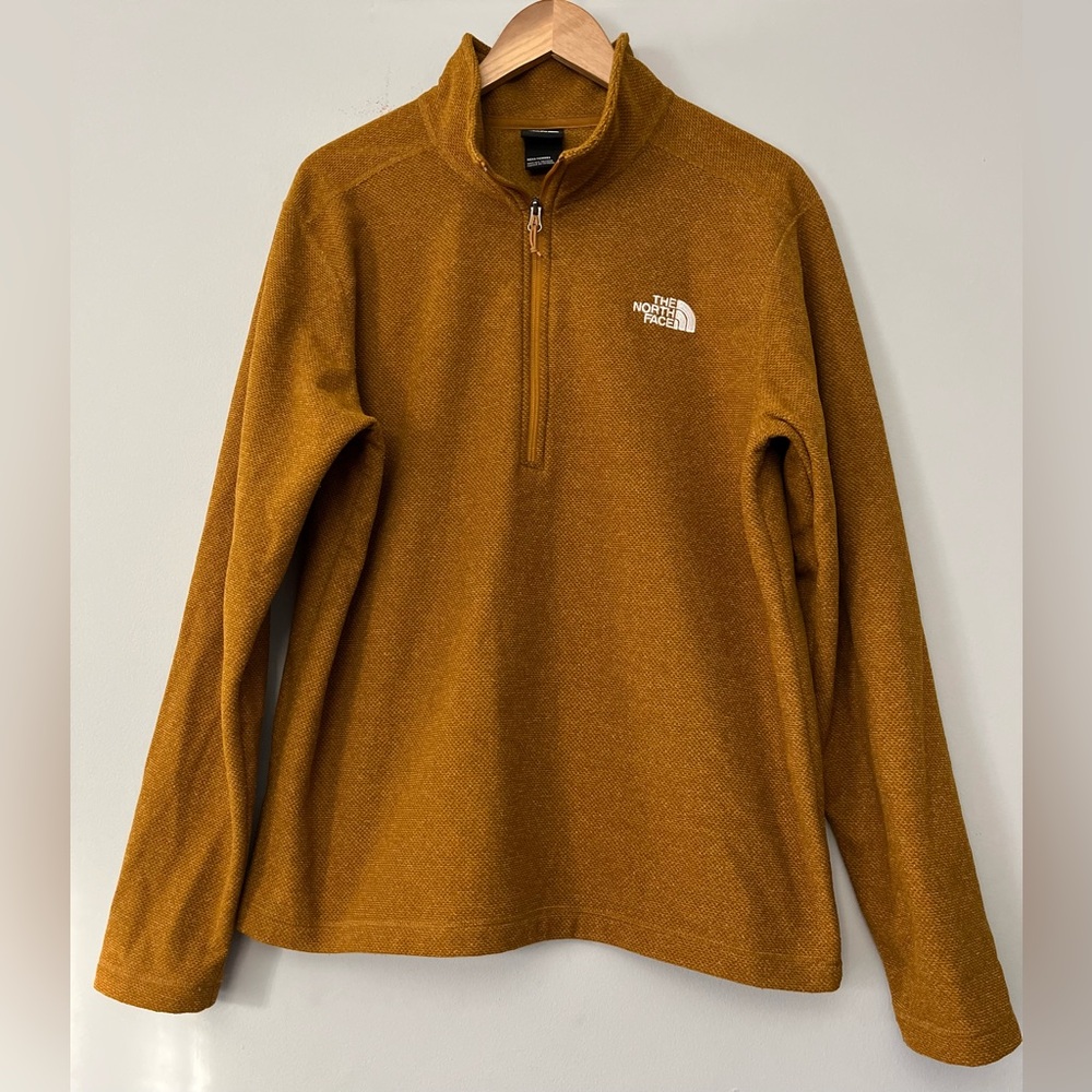 The North Face yellow mustard/brown men’s sweatshirt size L